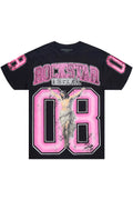 Fields 2.0 Black/Pink Oversized Graphic T-Shirt - image 1