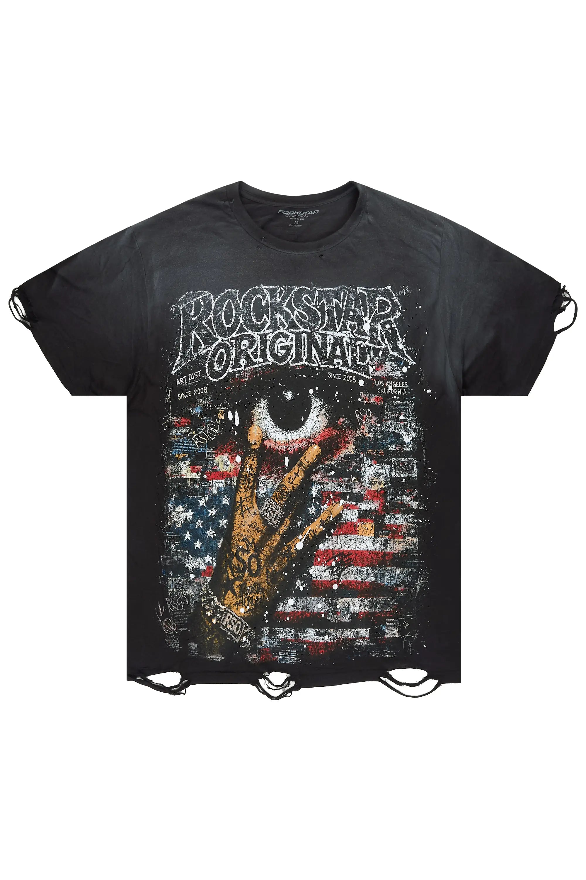Pullen Black Oversized Graphic T-Shirt - image 1