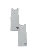 Mens Basic Heather Grey Tank Top - 2 Pack - image 1