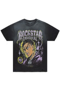 Torell Black Oversized Graphic T-Shirt - image 1