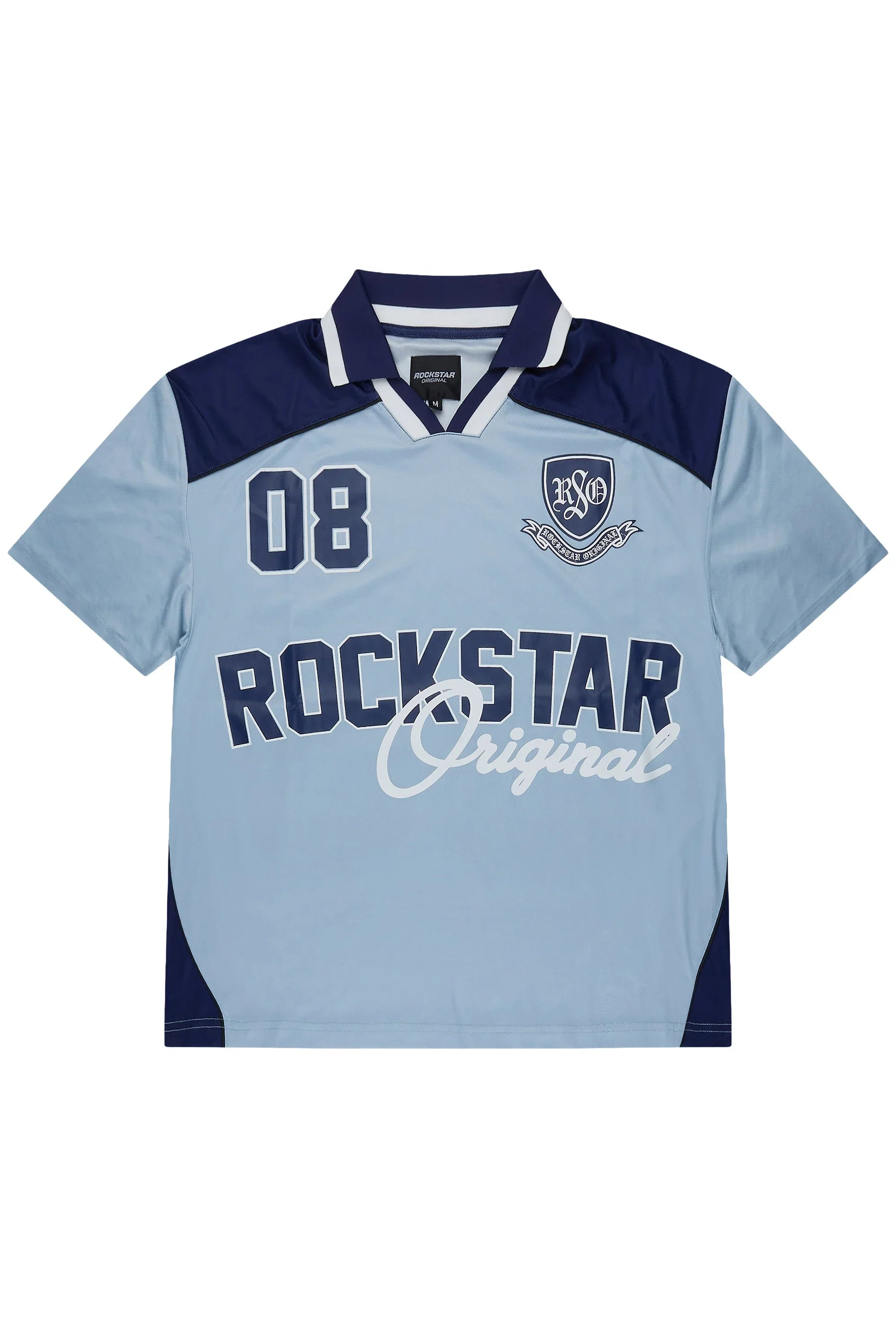 Roche Light Blue World Soccer Inspired Graphic Jersey - image 1