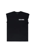 Corven Black Cut Off T-Shirt - image 1