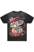 Antron Black Oversized Graphic T-Shirt - image 1