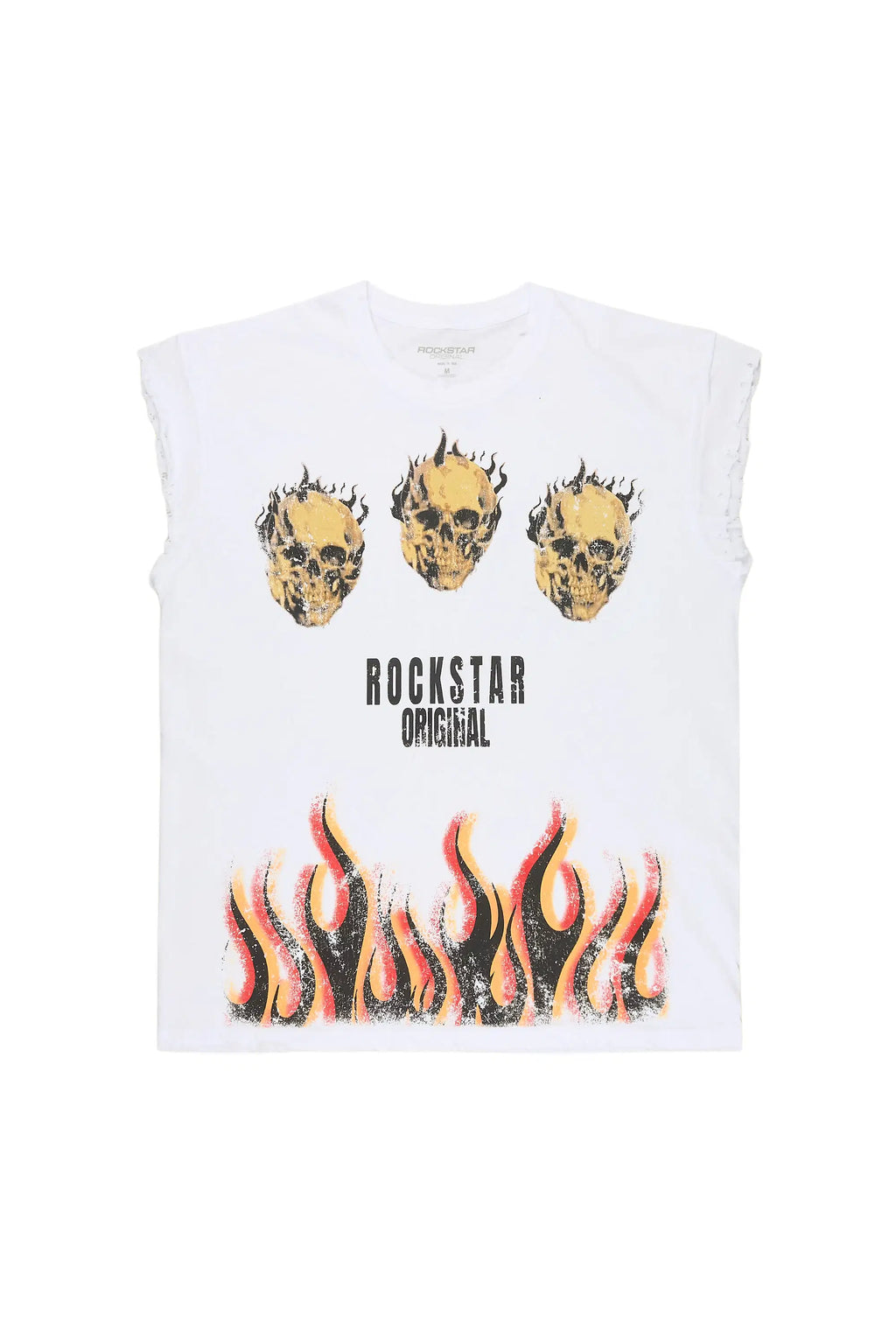 Maezar White Cut Off Tee - image 1