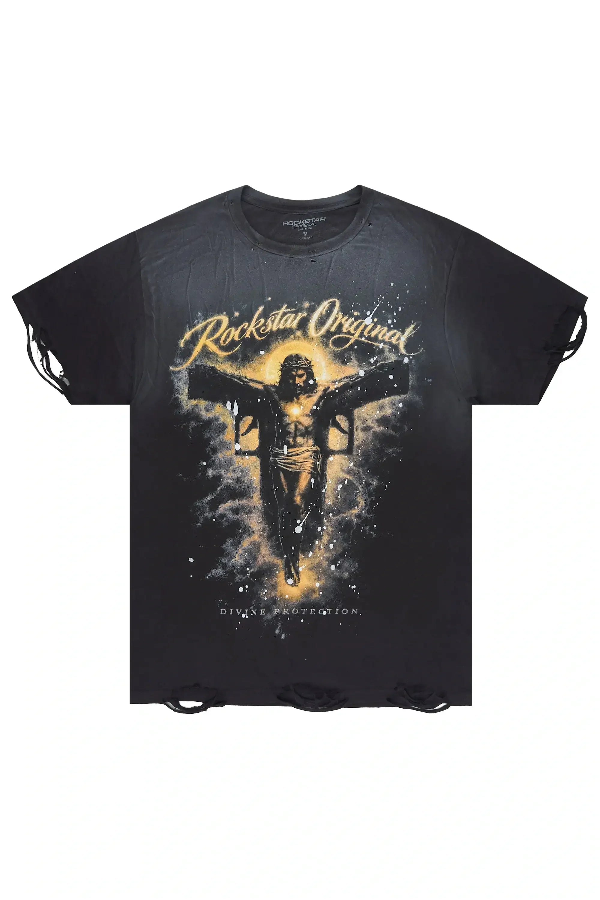 Dade Black Oversized Graphic T-Shirt - image 1