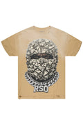 Kairox Beige Oversized Graphic T-Shirt - image 1
