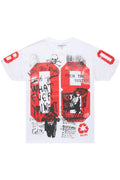 Grill 3.0 White/Red Oversized Graphic T-Shirt - image 1