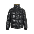 Moncler Reversible Glossy Down Jacket — Stand Collar Double Zipper