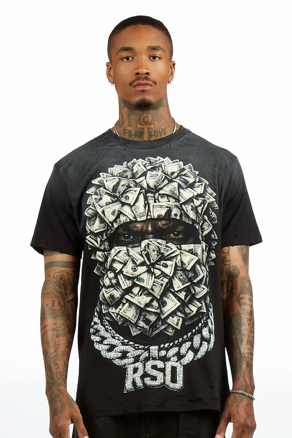 Kairox Black Oversized Graphic T-Shirt - image 2