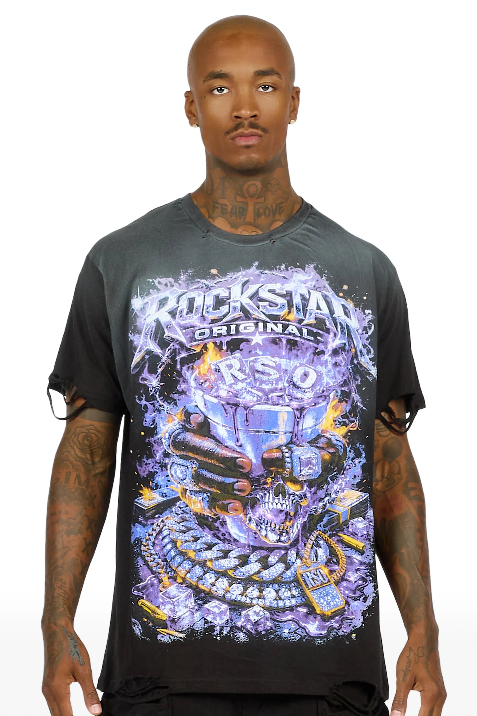 Seals Black Oversized Graphic T-Shirt - image 2
