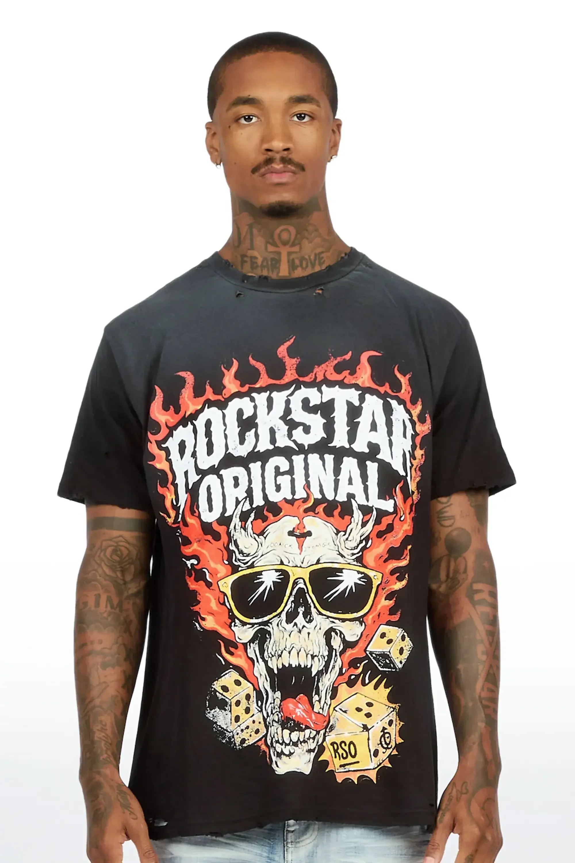 Carmill Black Oversized Graphic T-Shirt - image 2