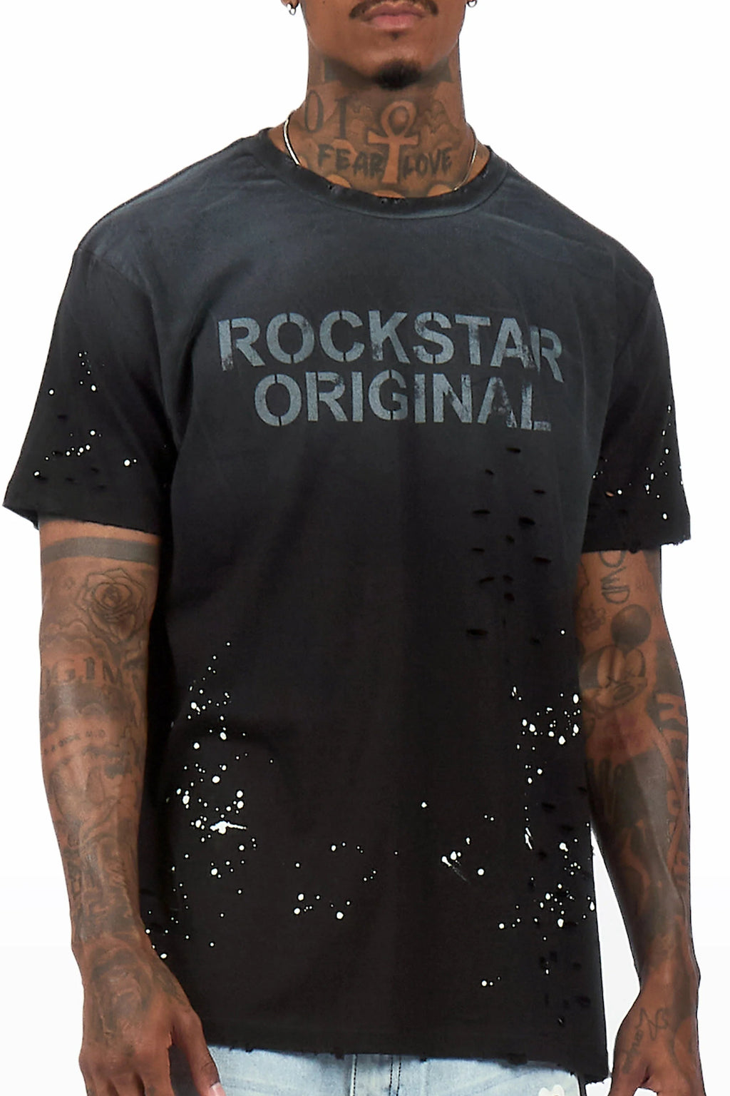 Reign Black/Black Oversized Graphic T-Shirt - image 9