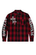 Helder Red Flannel Long Sleeve Shirt - image 1