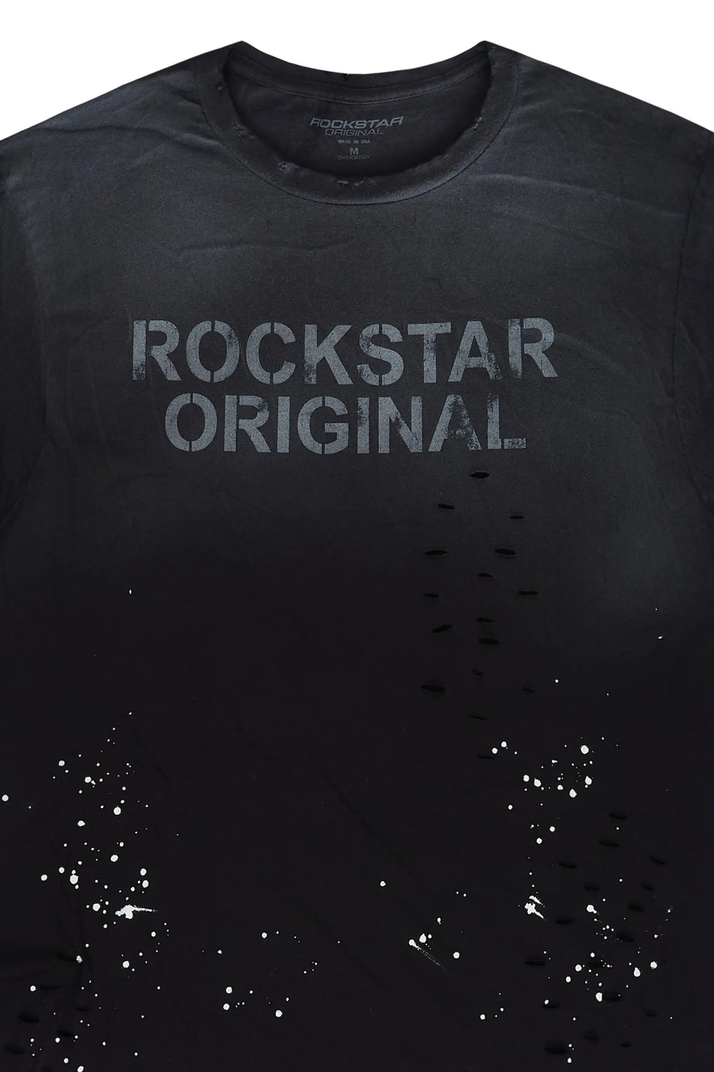 Reign Black/Black Oversized Graphic T-Shirt - image 8