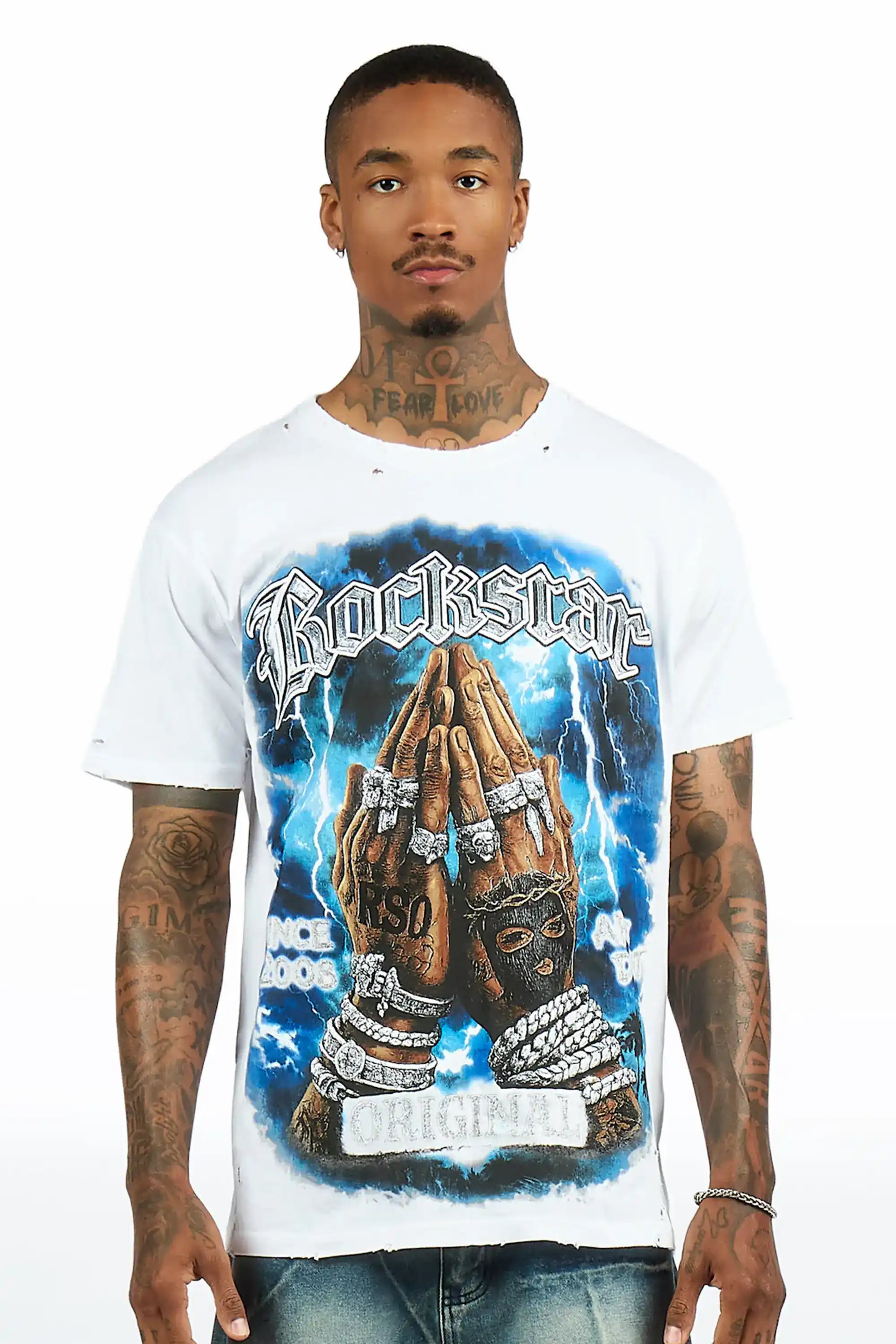 Thorne White Oversized Graphic T-Shirt - image 2