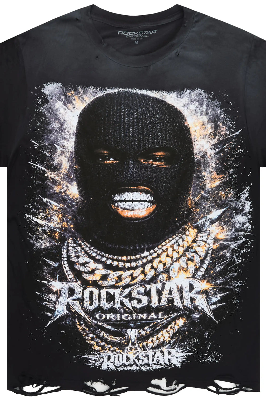 Grimosa Black Oversized Graphic T-Shirt - image 2