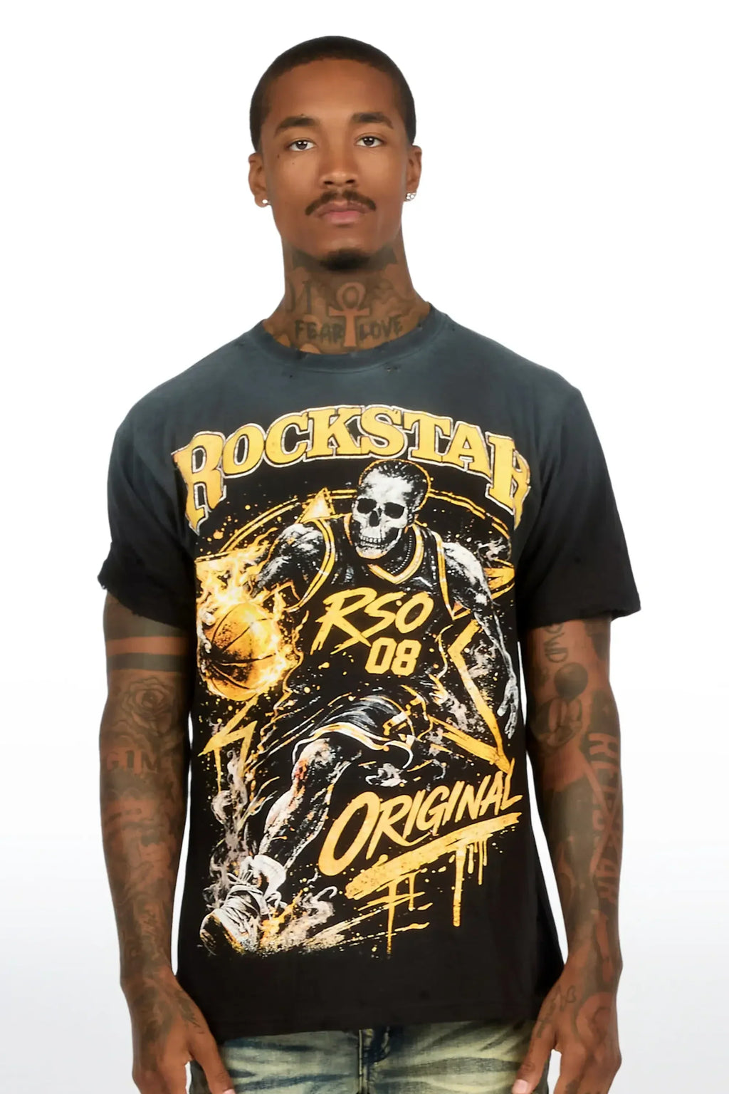 Mingo Black Oversized Graphic T-Shirt - image 2