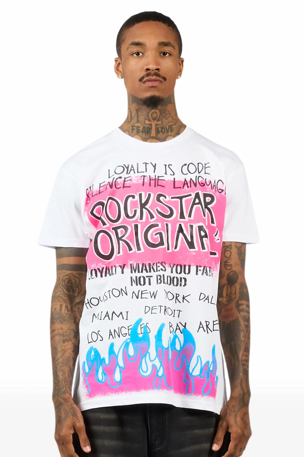 Beno 2.0 White Oversized Graphic T-Shirt - image 2