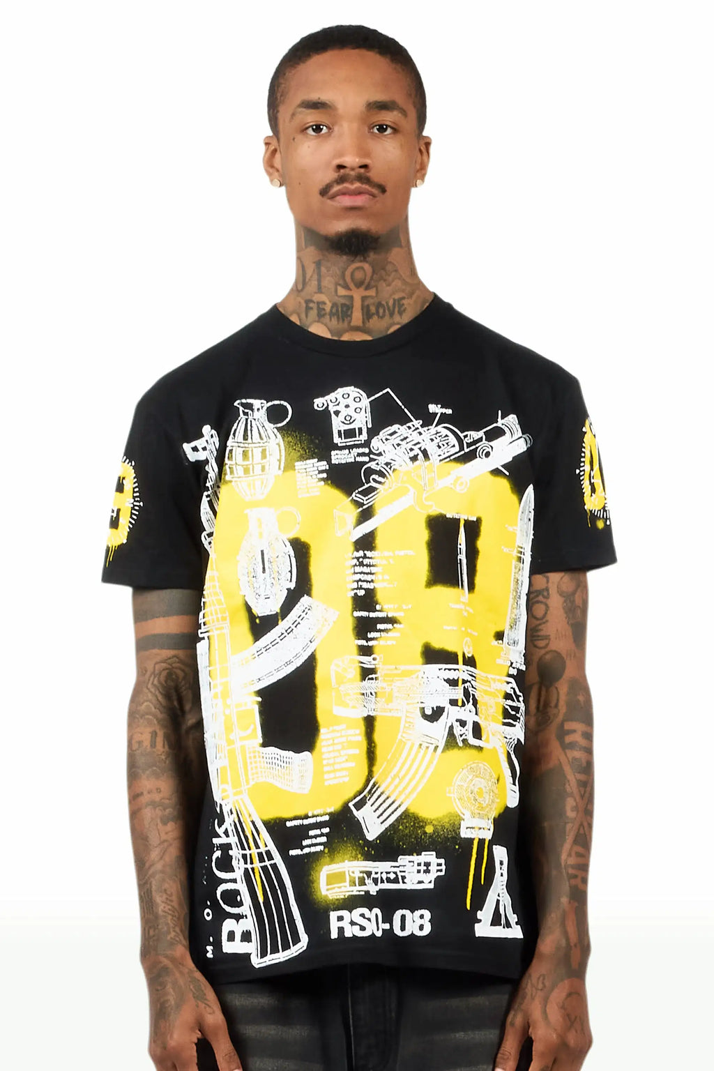Nesta 2.0 Black Oversized Graphic T-Shirt - image 2