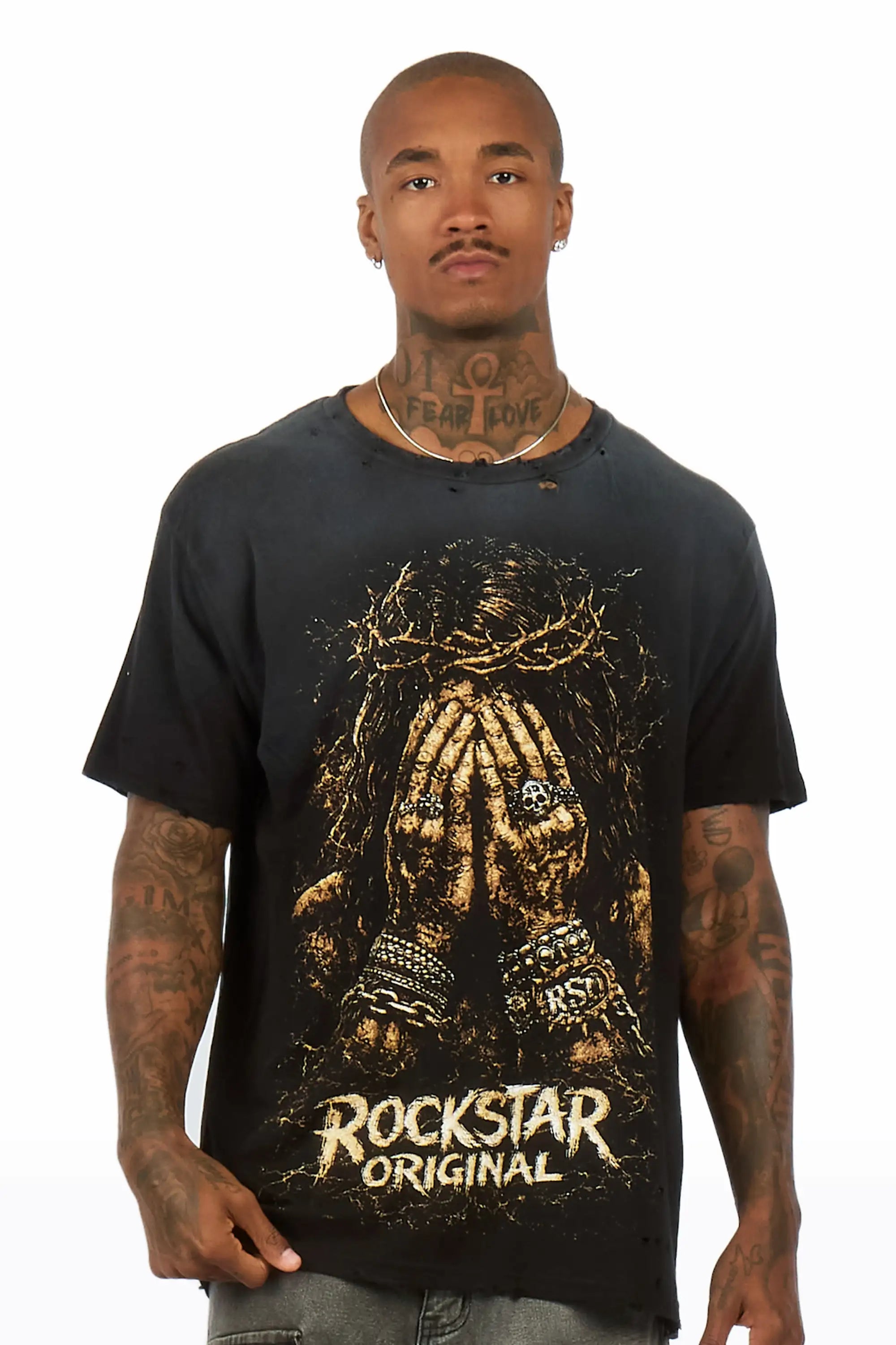 Sorrell Black Oversized Graphic T-Shirt - image 2