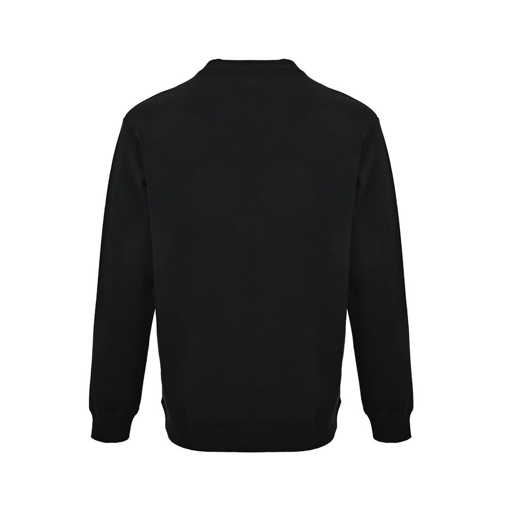 Prada Asymmetric Zip-Panel Sweatshirt — Black