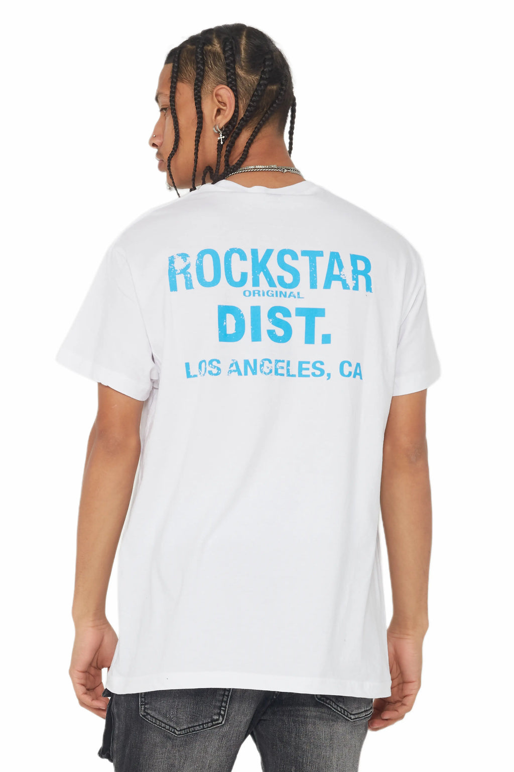 Lake White/Blue Graphic T-Shirt - image 2