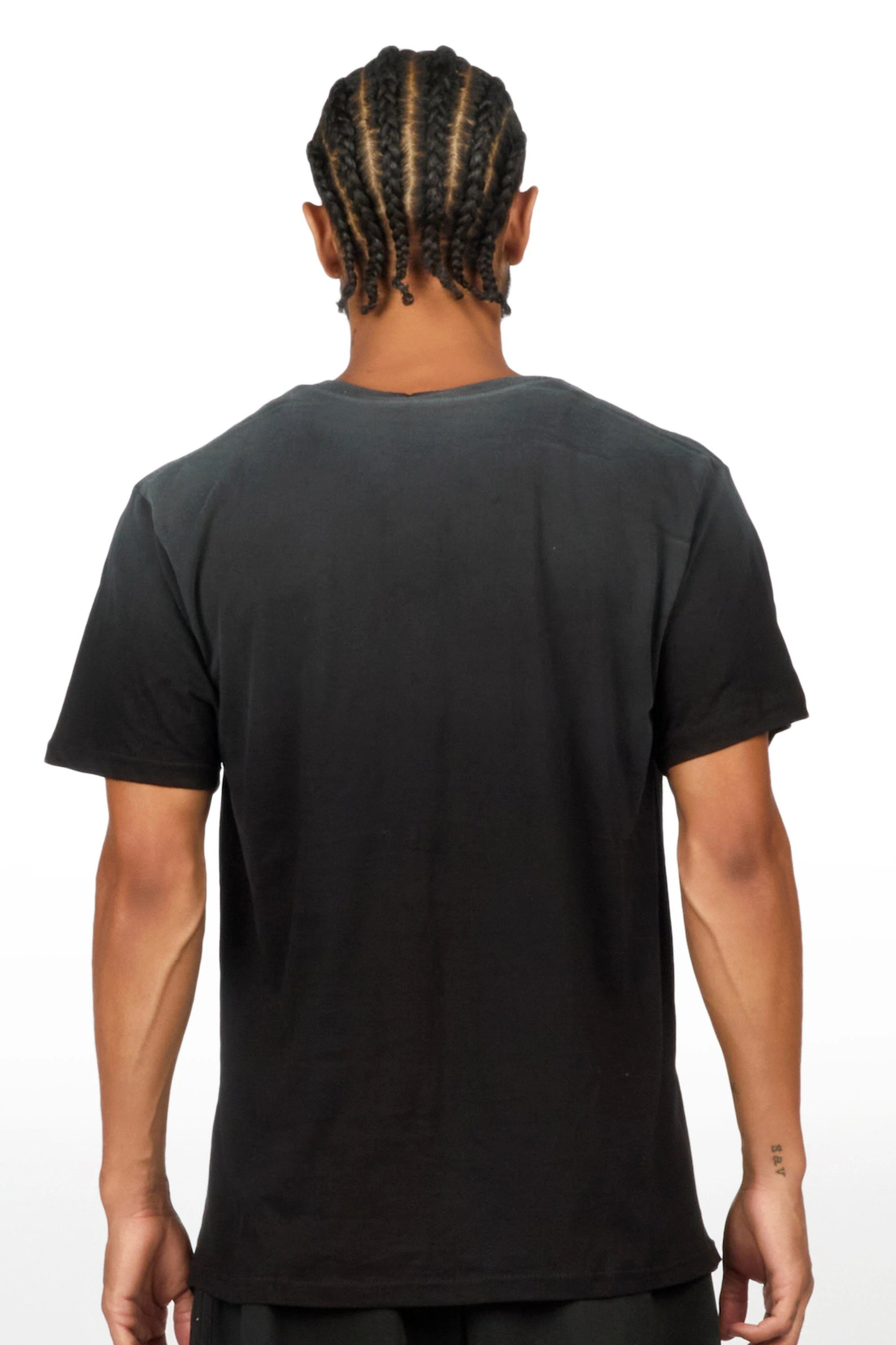 LaJordan Black Oversized Graphic T-Shirt - image 3