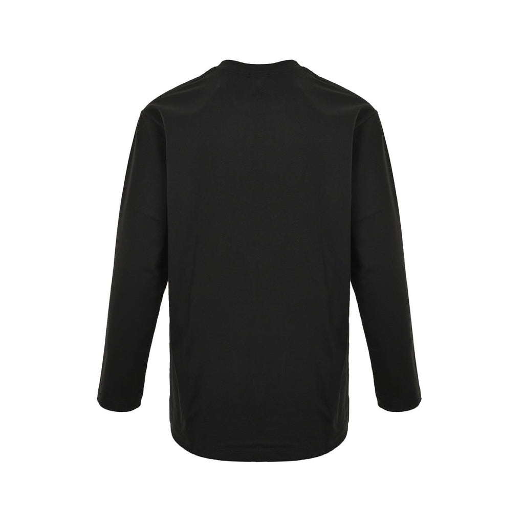 Prada Milano Graphic Long-Sleeve T-Shirt — Black