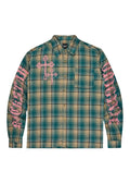Helder Green Flannel Long Sleeve Shirt - image 1
