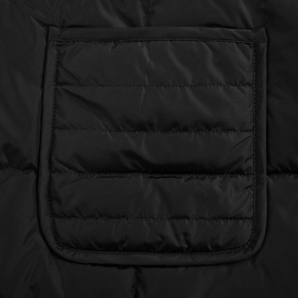 Moncler Hybrid Quilted Jacket — Knit Sleeve, Double Zip Small version