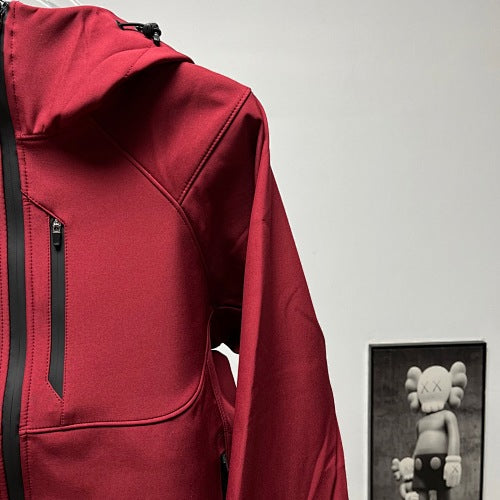 Descente Solid-Color Hooded Shell Jacket