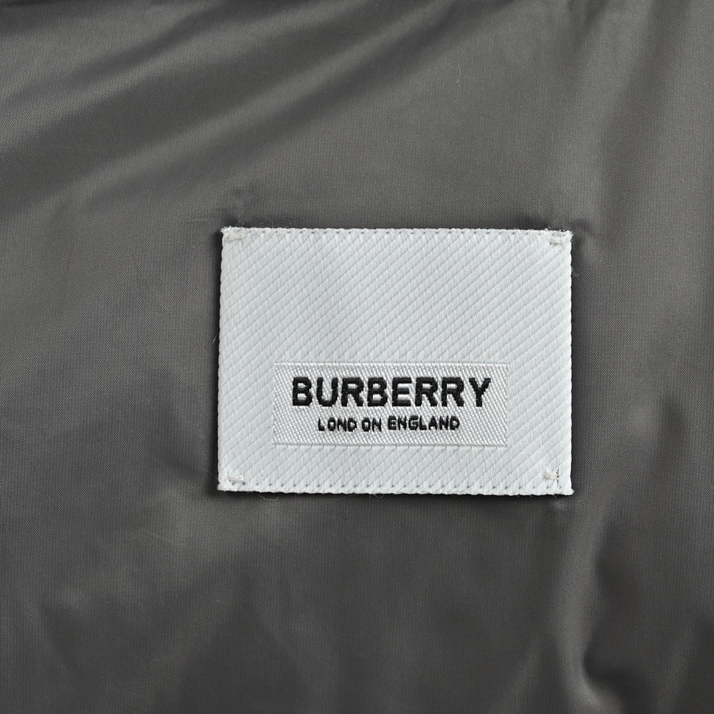 Burberry Hooded Down Jacket — Olive Green, Vintage Check Hood Lining