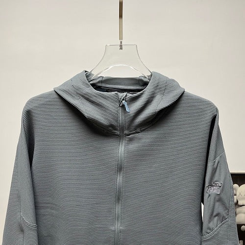 Arc'teryx Textured Full-Zip Hooded Jacket – Charcoal Grey
