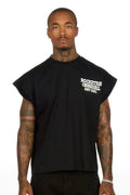 Plot Black Cut Sleeve Tee - image 1