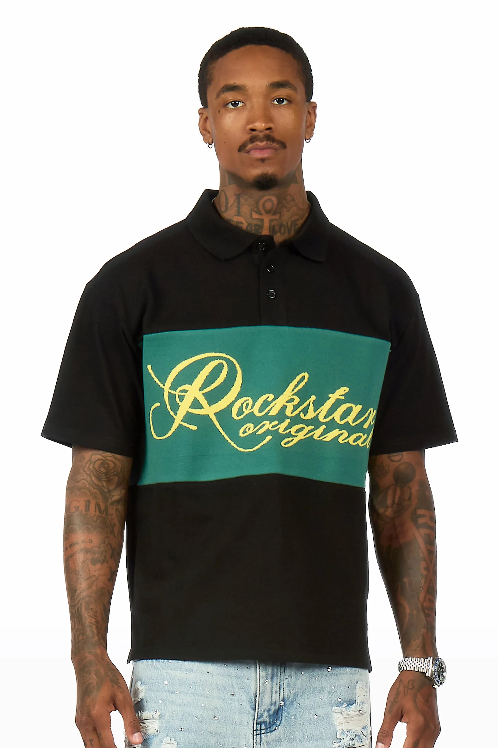 Elad Black Polo Shirt - image 2