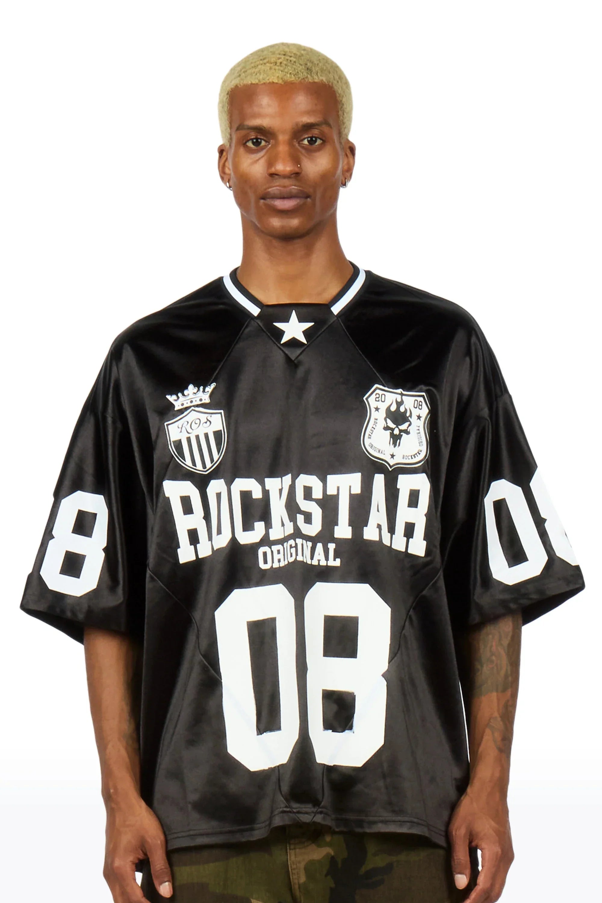 Lucido Black World Soccer Inspired Graphic Jersey - image 2