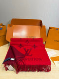 Louis Vuitton Wool Jacquard Monogram Scarf