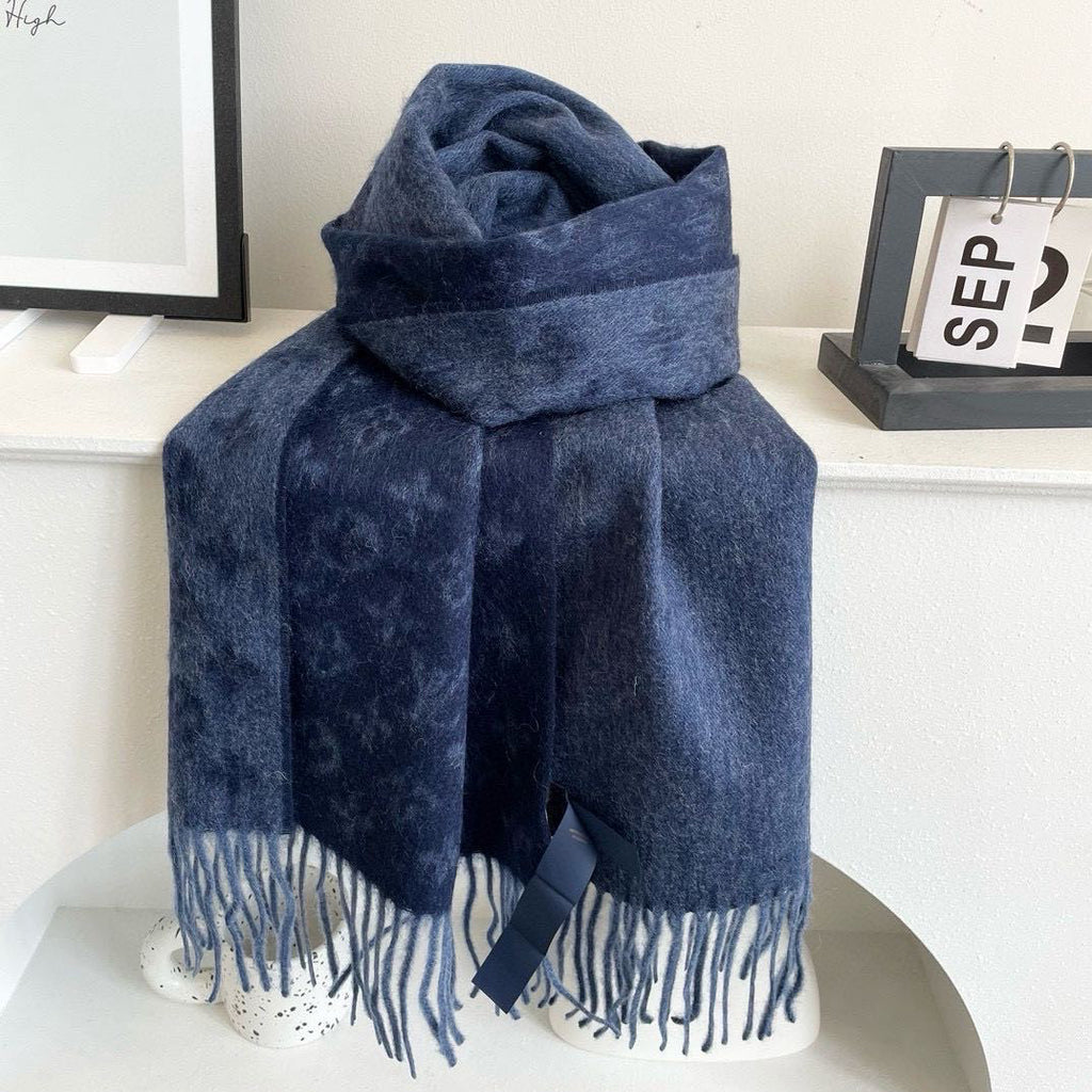 Louis Vuitton Wool Jacquard Monogram Scarf