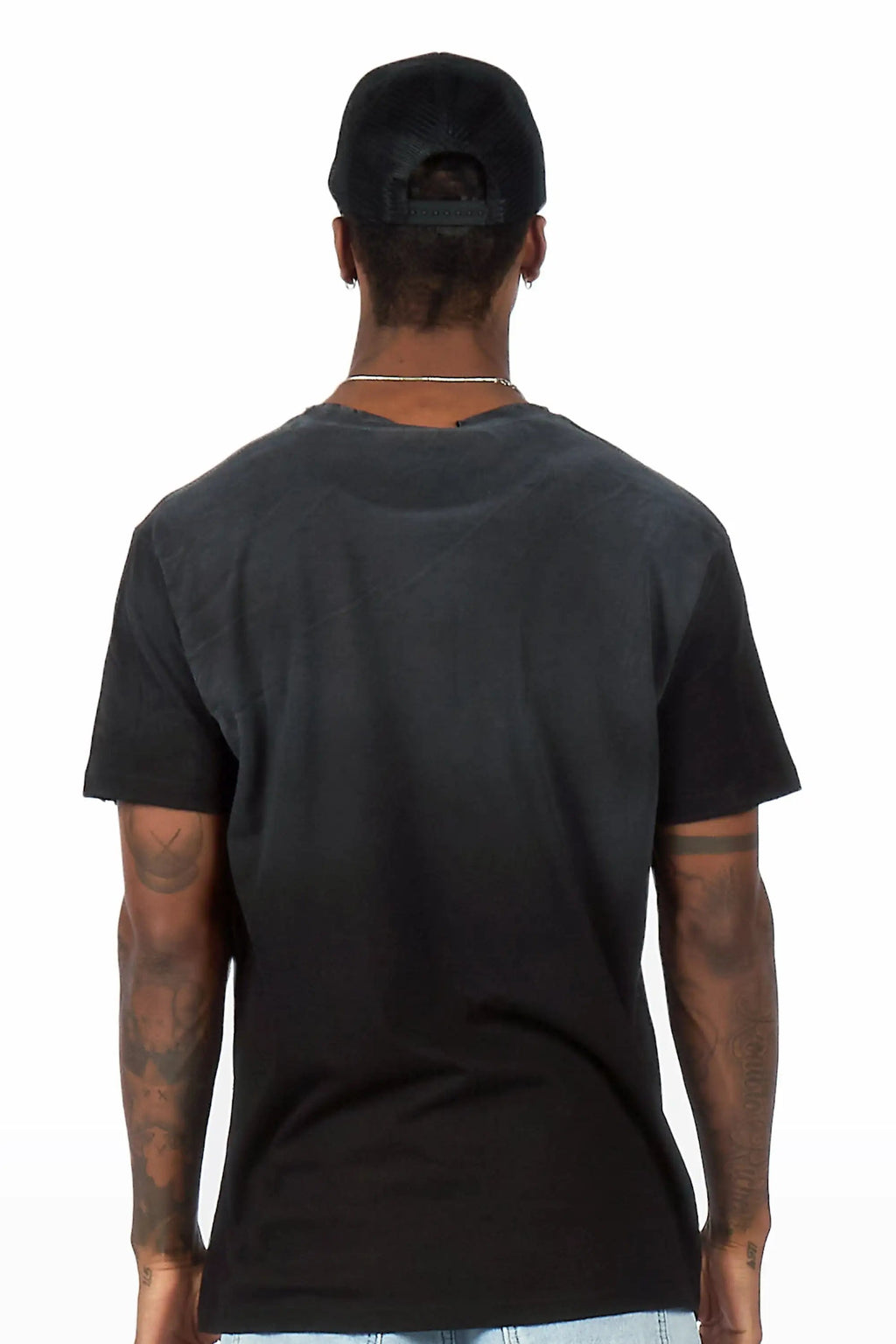 Reign Black/Black Oversized Graphic T-Shirt - image 7