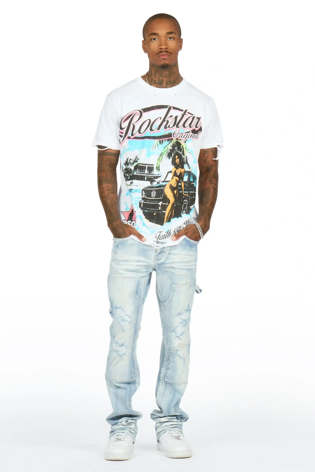Murrell White Oversized T-Shirt - image 2