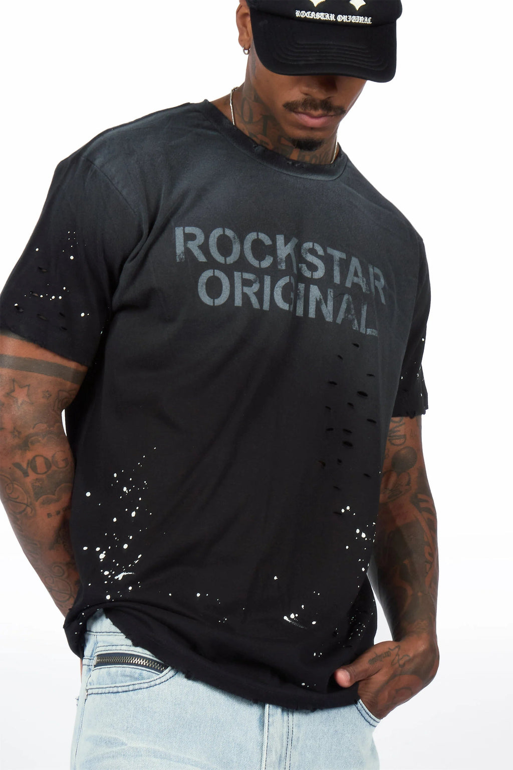 Reign Black/Black Oversized Graphic T-Shirt - image 3
