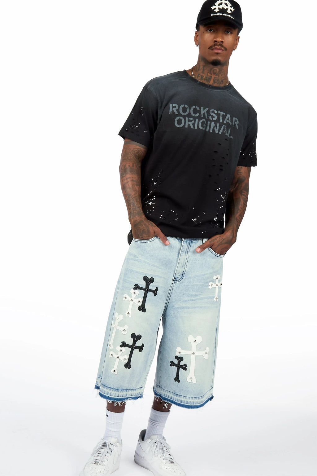Reign Black/Black Oversized Graphic T-Shirt - image 2