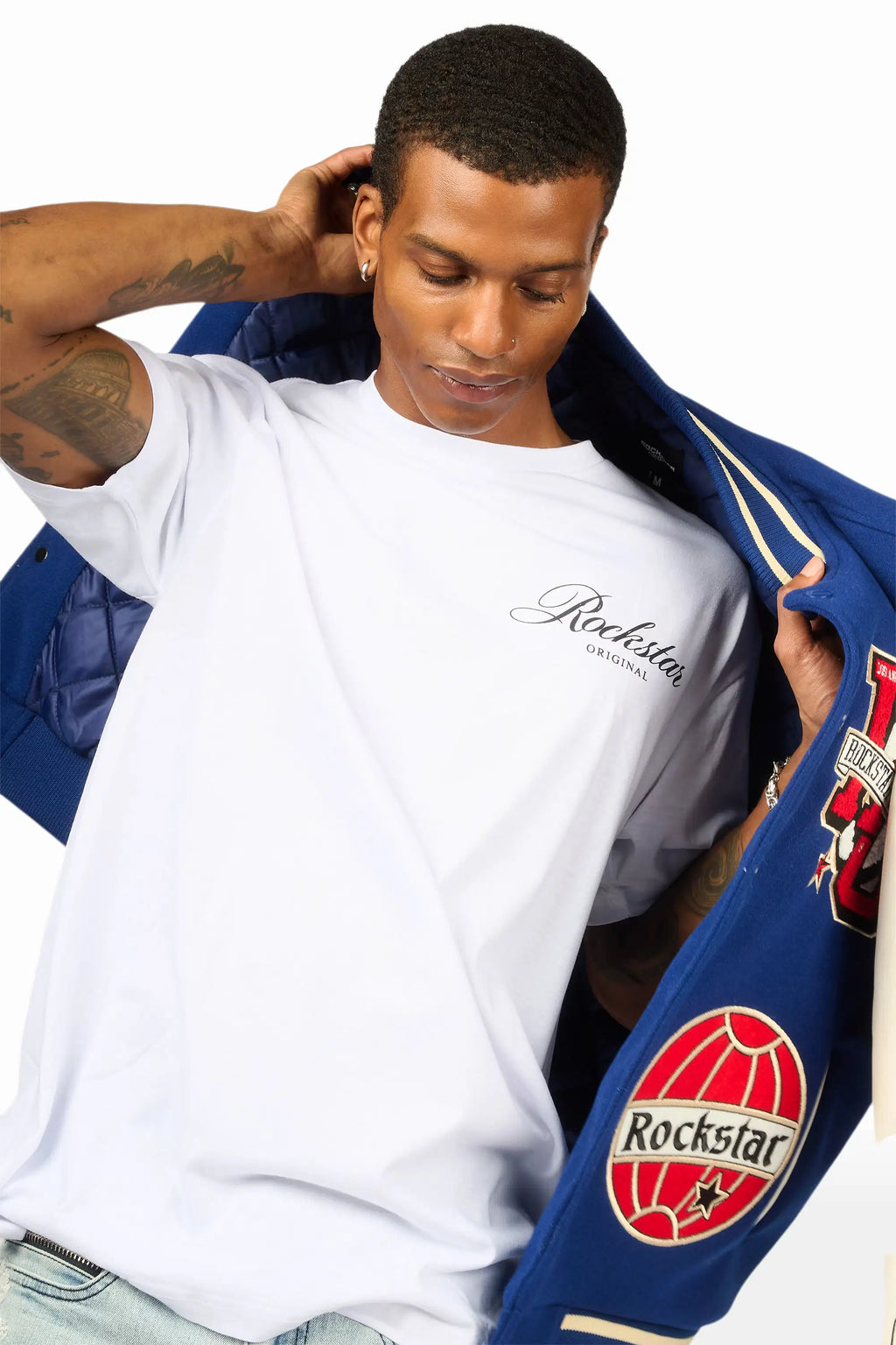 Domaric White Oversized Graphic T-Shirt - image 2