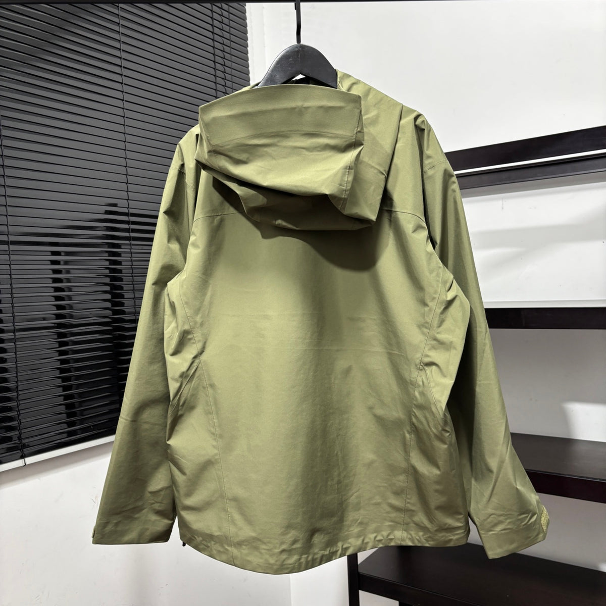 Arc'teryx Olive Green Hooded Zip-Up Jacket
