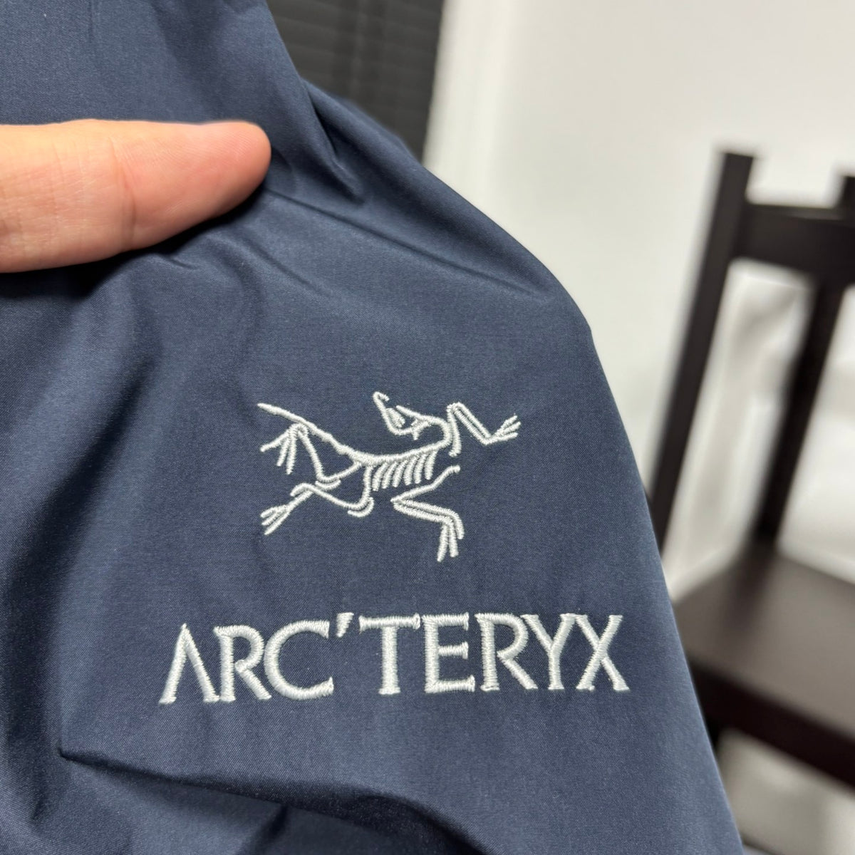 Arc'teryx Blue Hooded Zip-Up Jacket