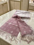 Louis Vuitton Wool Jacquard Monogram Scarf