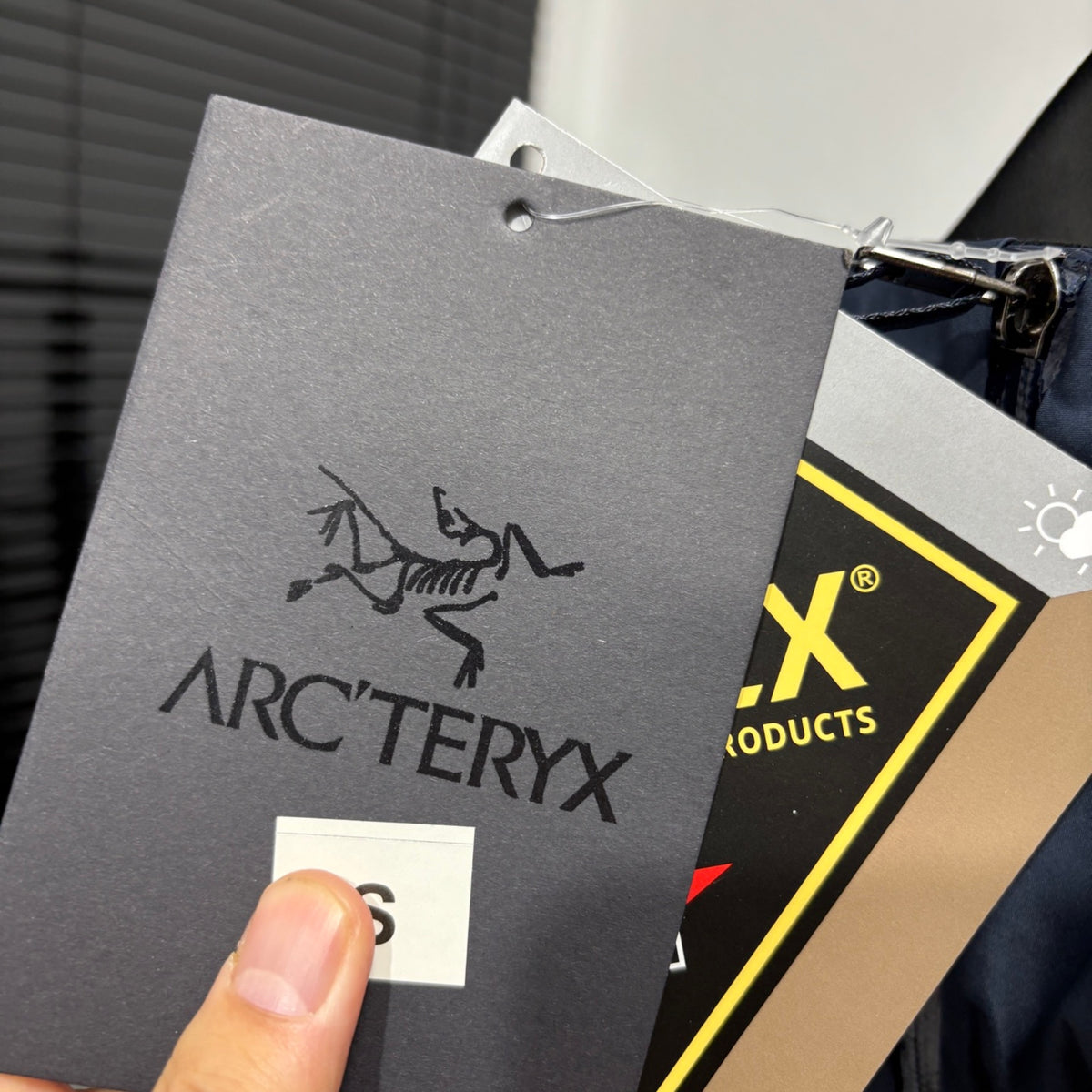 Arc'teryx Blue Hooded Zip-Up Jacket