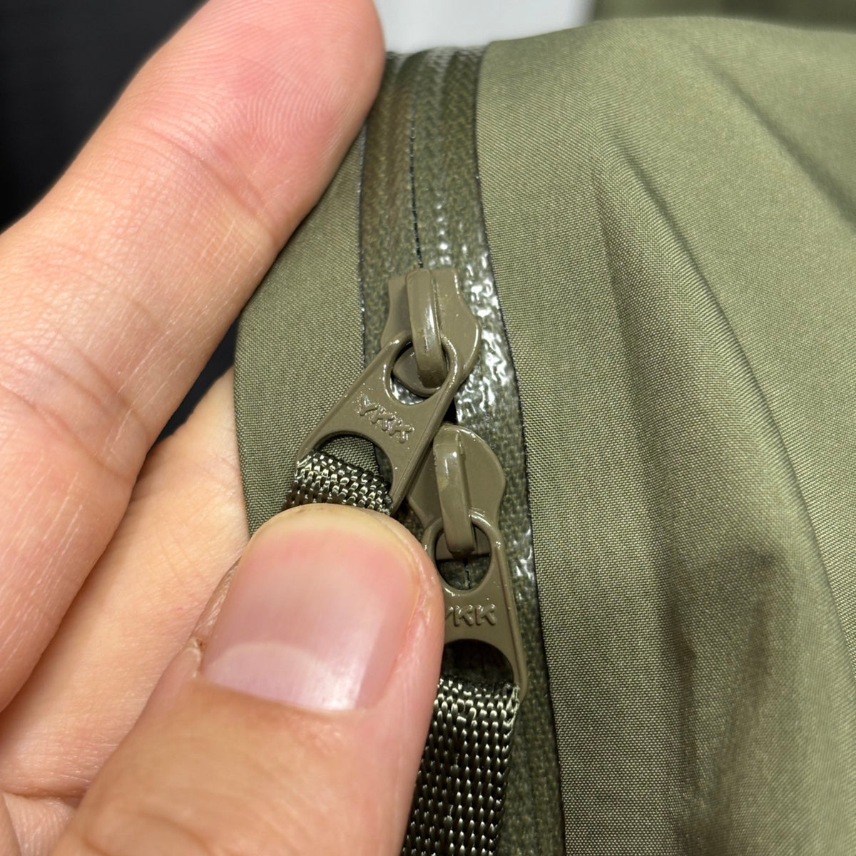 Arc'teryx Olive Green Hooded Zip-Up Jacket