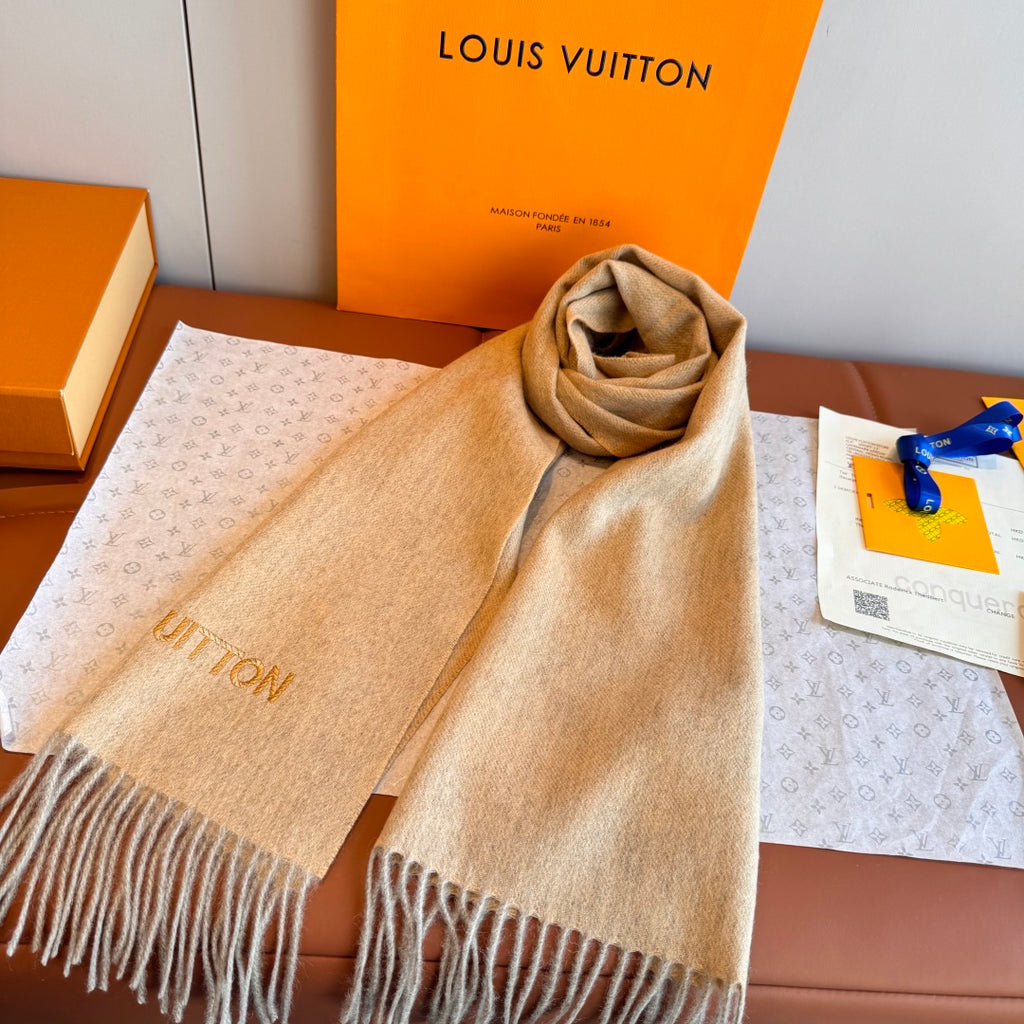 Louis Vuitton Wool Jacquard Monogram Scarf