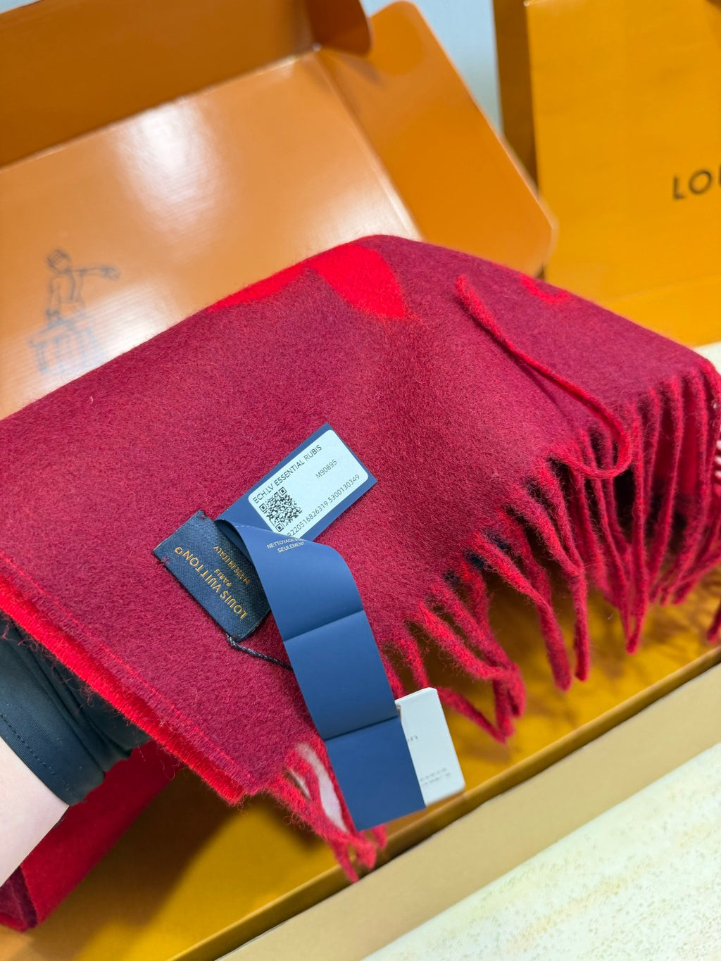 Louis Vuitton Wool Jacquard Monogram Scarf